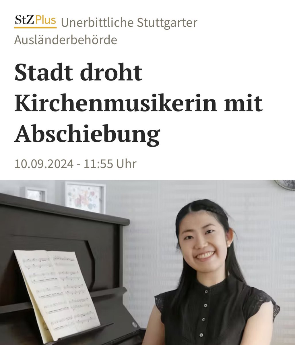 Eine Japanerin abschieben, die auch noch die Frechheit besitzt, ihren Lebensunterhalt selbst zu bestreiten – das können diese inkompetenten Kartoffeln natürlich.