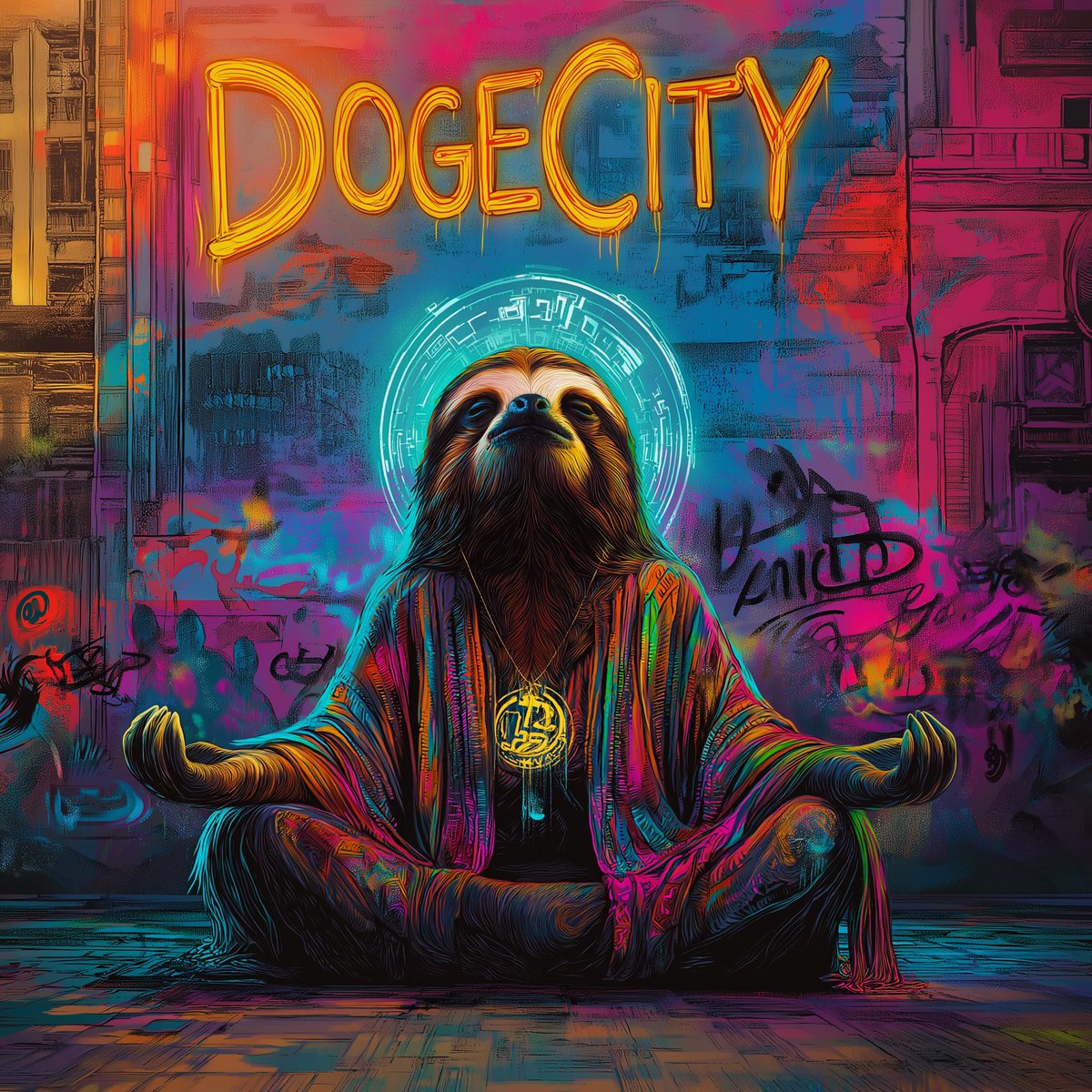 DogeCityWorld's tweet photo. Zen Sloth: El Guardián de la Serenidad en DogeCity" 🧘‍♂️🌳

En un mundo donde la tecnología avanza a pasos agigantados, Zen Sloth nos recuerda la importancia de la calma y el equilibrio. 
Como maestro de la meditación, Zen Sloth ha convertido los Bosques Cibernéticos en un refugio de paz para los ciudadanos de DogeCity, creando un espacio donde la naturaleza y la tecnología conviven en perfecta armonía. 🌿✨

Los Bosques Cibernéticos no solo son un lugar de descanso, sino una inspiración para aquellos que buscan encontrar un balance entre lo digital y lo natural. Cada árbol brilla con un suave resplandor holográfico, y los sonidos de la naturaleza se mezclan con susurros digitales, proporcionando el ambiente perfecto para la introspección.

Zen Sloth guía a los visitantes a través de sesiones de meditación, ayudándolos a desconectar del caos diario de la ciudad para reconectar con ellos mismos. "La serenidad es el puente entre la naturaleza y la tecnología", dice Zen Sloth mientras guía a sus seguidores a un estado de paz mental. 🙏💻

Descubre más sobre cómo Zen Sloth está ayudando a los ciudadanos de DogeCity a encontrar su centro en medio del avance tecnológico. 🌱🖥️

#ZenSloth #DogeCity #BosquesCibernéticos #Mindfulness #Meditación #EquilibrioDigital #TecnologíaYNaturaleza #PazInterior

https://t.co/hFrwAldzgc