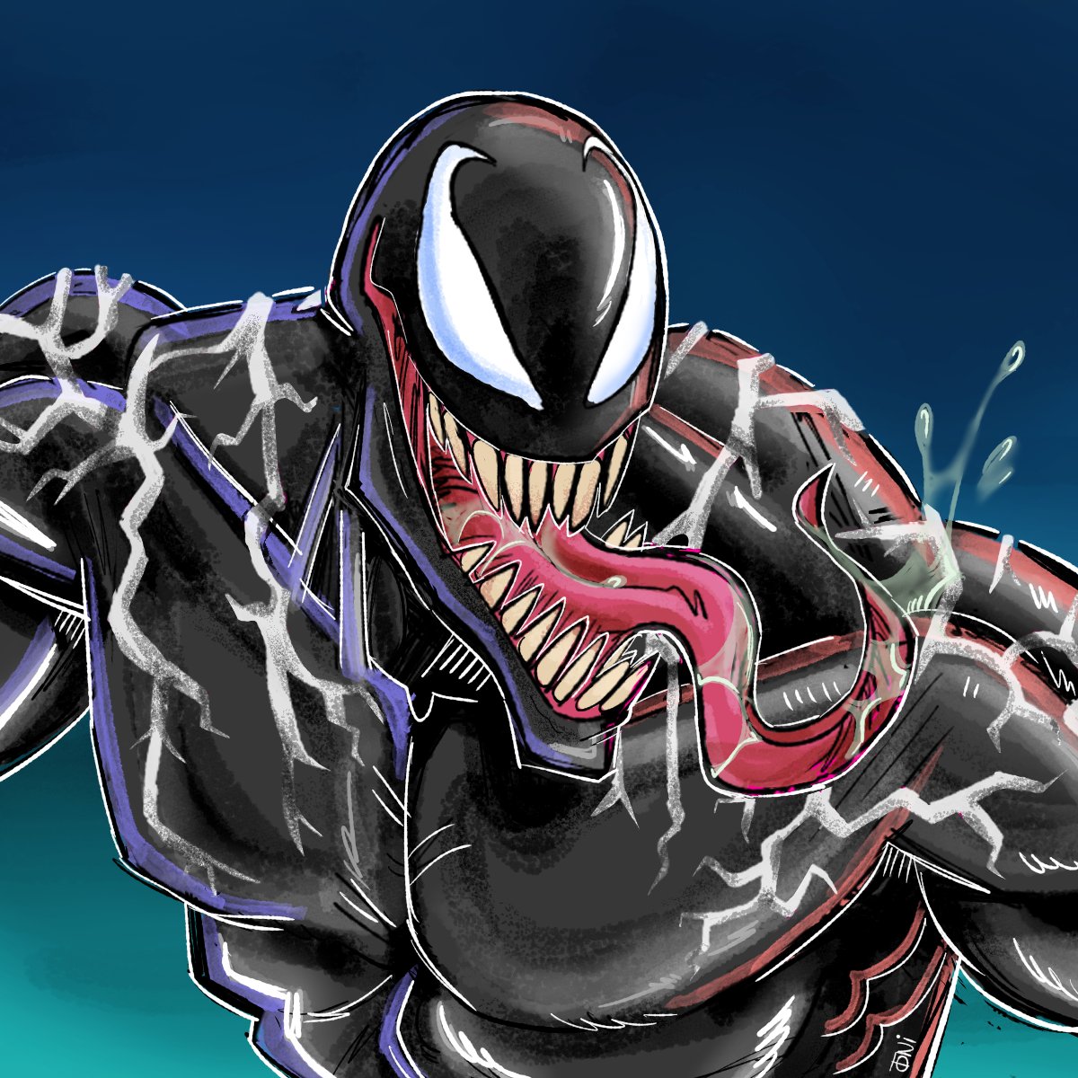 TonyTheTony_'s tweet photo. Venom drawing repost for the #VenomTheLastDance trailer !!!! https://t.co/gR7Zvyiz8j