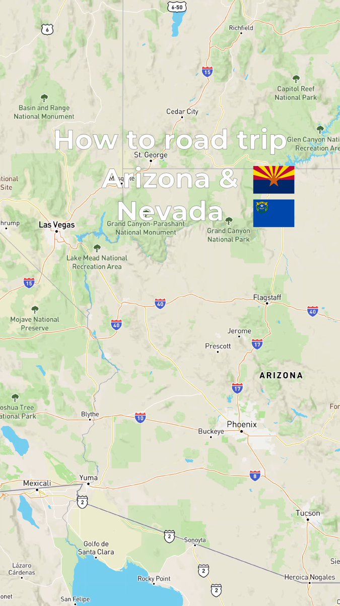 RouteRevolution's tweet image. Plan your epic 10-day road trip from Phoenix to Las Vegas!🚐🌵
🏜️ Phoenix: Hike Camelback
🏞️ Sedona: Red Rock magic
🌄 Grand Canyon: South Rim views
🌊 Glen Canyon: Lake Powell beauty
🏙️ Flagstaff: Route 66 vibes
🌟 Las Vegas: The Strip!
#RouteRevolution
youtube.com/shorts/21P6eOy…