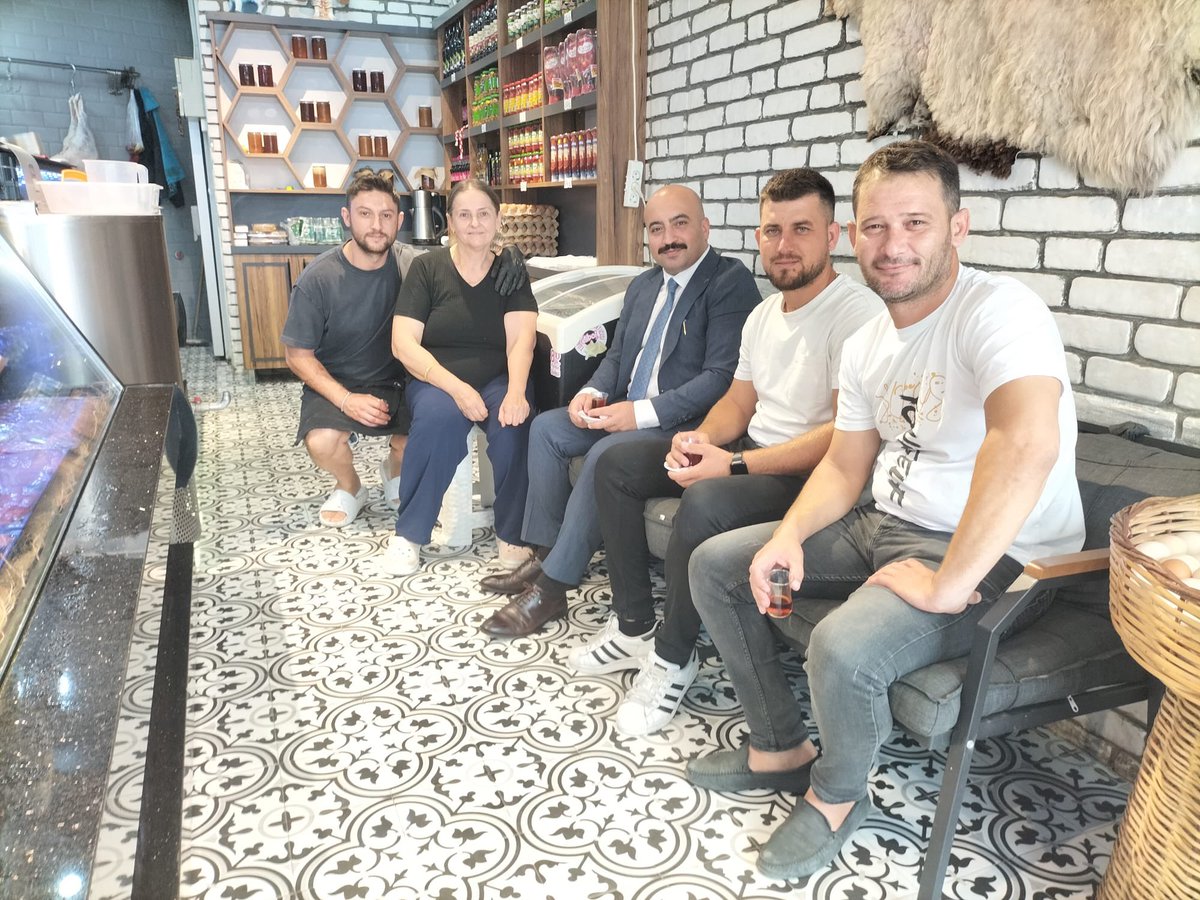 Kaymakamımız Sayın Onur ALİMOĞLU, esnaflarımızı ziyarette bulundular.