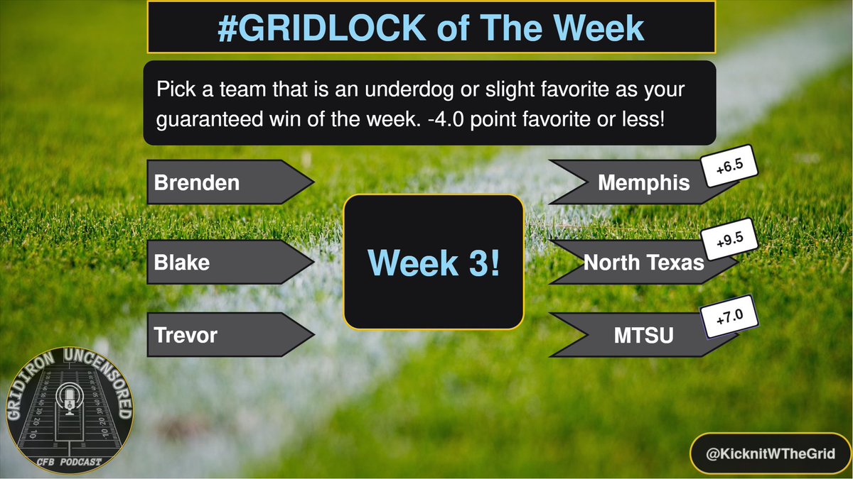 KicknitWTheGrid's tweet image. Who is your #Gridlock of the week? The guys and I feeling some major G5 love right now. #guarantee