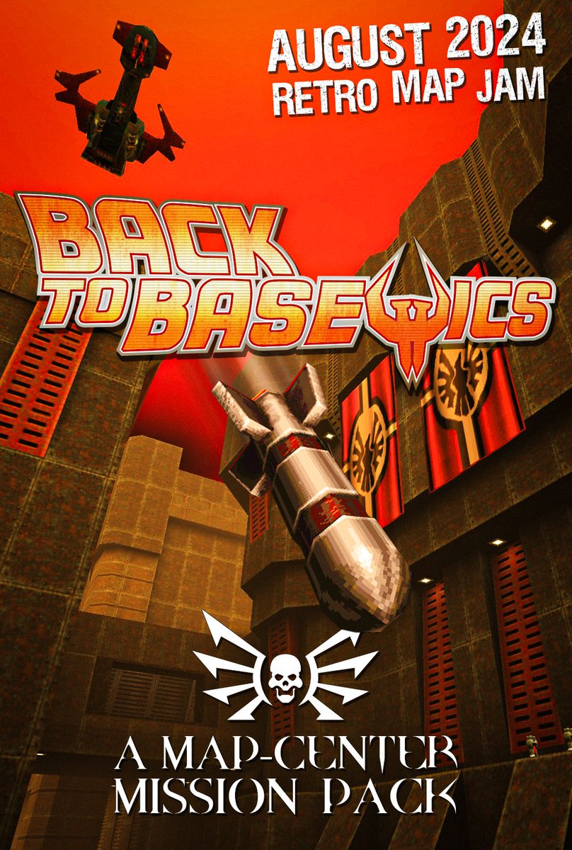 The Back to Base(Q2)ics Jam expansion contains 16 maps with story intermissions and hours of gameplay. We also have an expansive hub map, a secret level and an epic boss map, We don’t want to give too much away so come on, you apes! You wanna live forever? tinyurl.com/bdfwpxnd