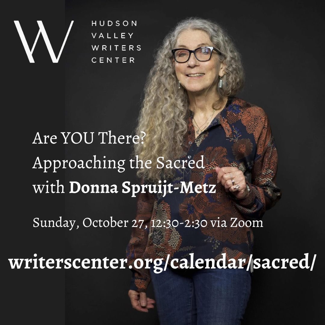 Just a reminder that I’m teaching a poetry class at HVWC on 10/27! Write a poem, a prayer, ask for help or vent how  pissed off are with the universe! Join me to write poetry of praise, questioning, &amp; occasional irreverence! Register today!