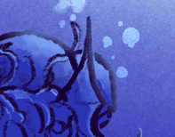 Last reminder future art will only be posted mainly to Tumblr &amp; Bluesky, both in my bio. Full drawing is on those sites🐟