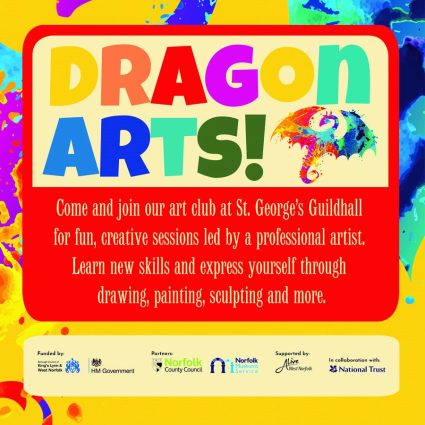 Calling all mini Picassos!  🖌️

Join the Dragon Arts Saturday Art Club, where we'll whip up some wicked creations and make a mess.

Mark your calendars for fortnightly sessions starting on September 14th and ending on December 7th, Book here ⬇️
stgeorgesguildhall.com/event/dragon-a…