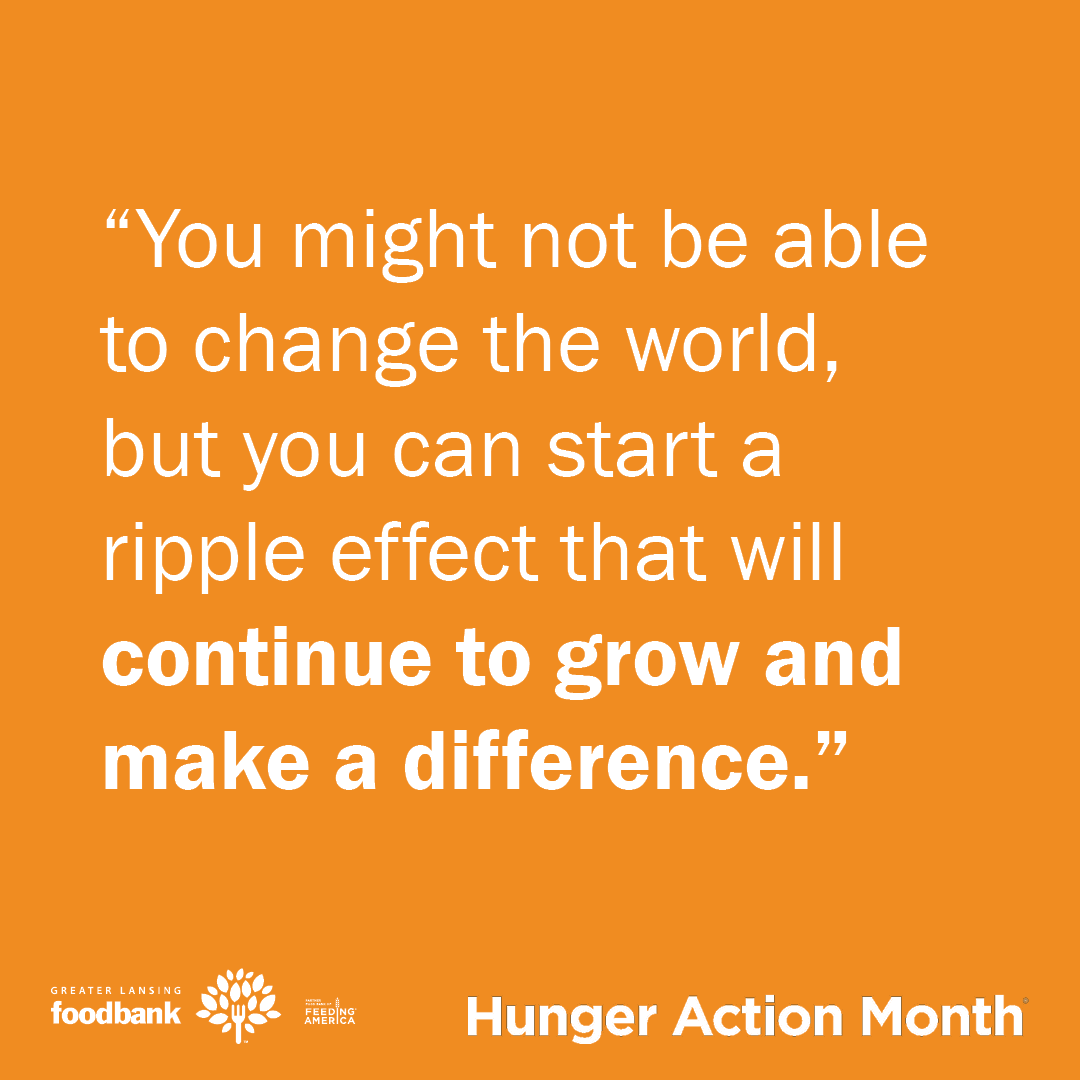 From January to July 2024, 2,671 unique volunteers have completed 9,398 shifts with GLFB.

Our volunteers are dedicated to fighting hunger in our mid-Michigan community and beyond because together, we can end hunger. Sign up for a shift on our website at greaterlansingfoodbank.org/volunteer.