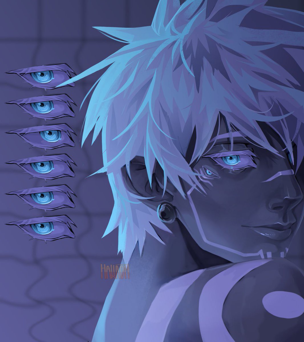 Hey 👁️
#art #artmoots #arttwt #digitalart #fanart #jjk #satorugojo #sukuna