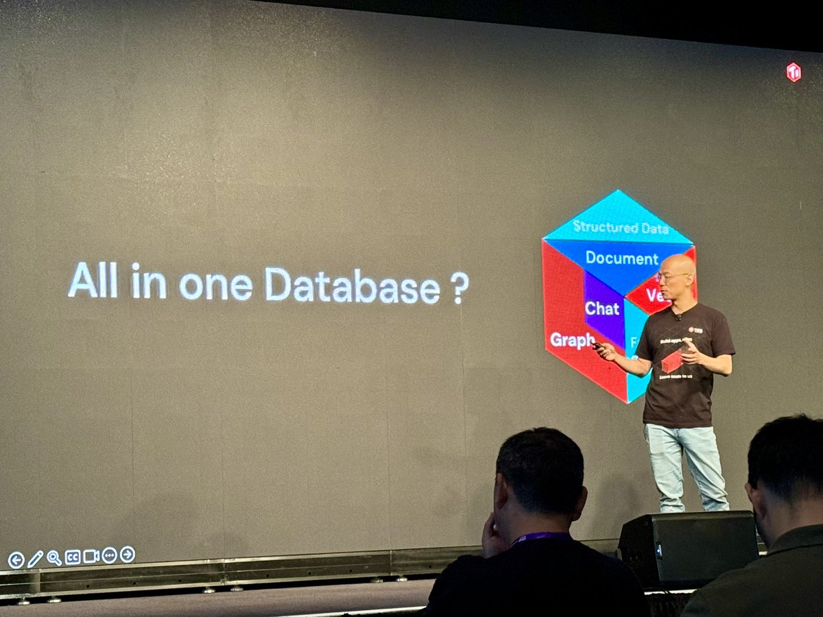 BenMeadowcroft's tweet photo. Excited to see the key note from @ngaut1 at #HTAPSummit all about SQL at Scale https://t.co/APifLy6vaD