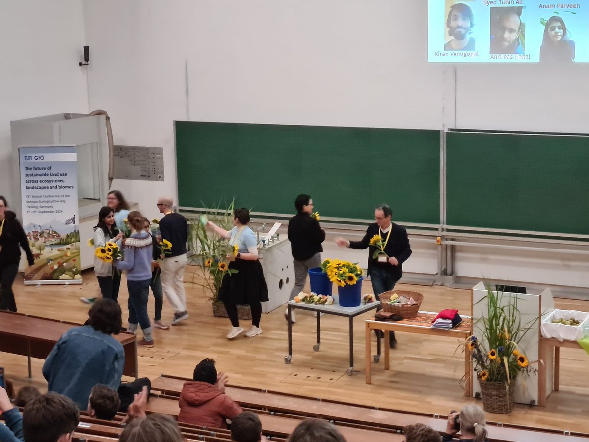 What an incredible #gfoe2024 conference (&amp; "family" reunion) week 😉 Ein großes Dankeschön an das großartig Team, ohne das dies nicht möglich gewesen wäre @GfoeSoc 🌻🌿🙌🏼🎉🐦‍⬛🐝🐞🪲🐸