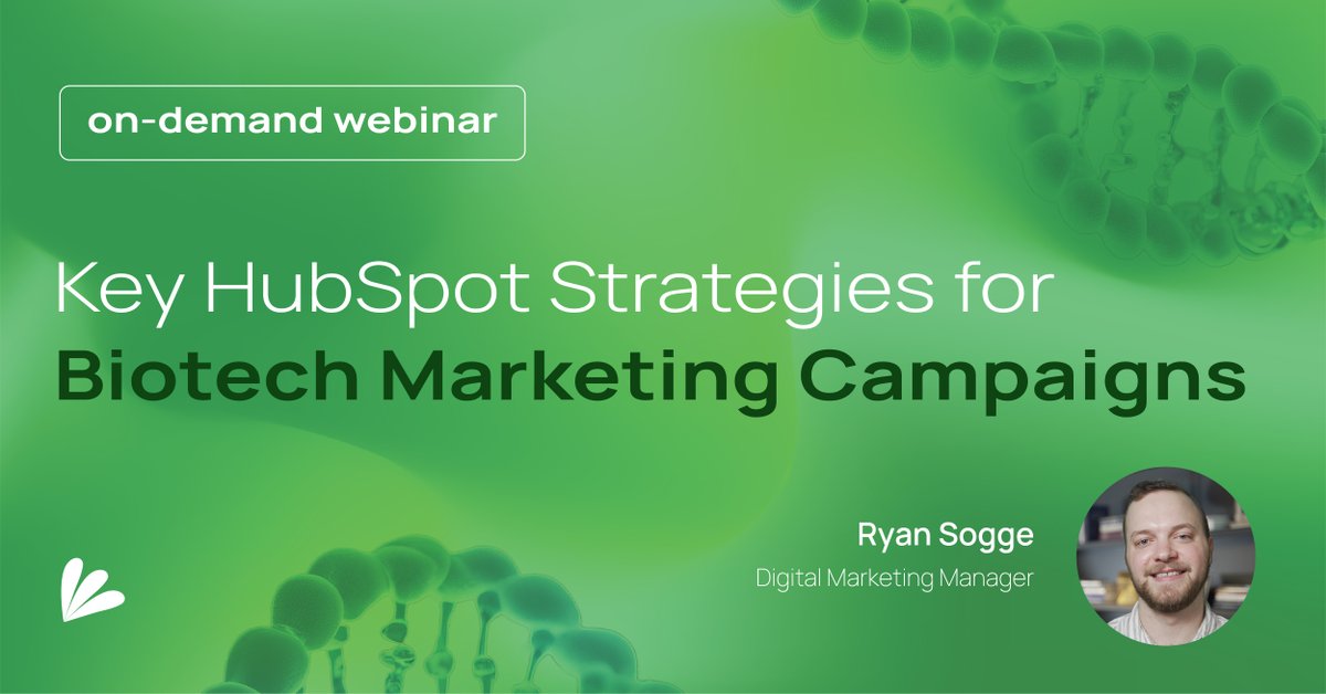 sambasci's tweet image. Are you maximizing your biotech marketing beyond lead generation? Learn to leverage @HubSpot for precise attribution, smart segmentation, and effective nurturing. Watch our webinar on-demand and up-level your strategies:
hubs.ly/Q02Mzlls0
#BiotechMarketing #HubSpotTips