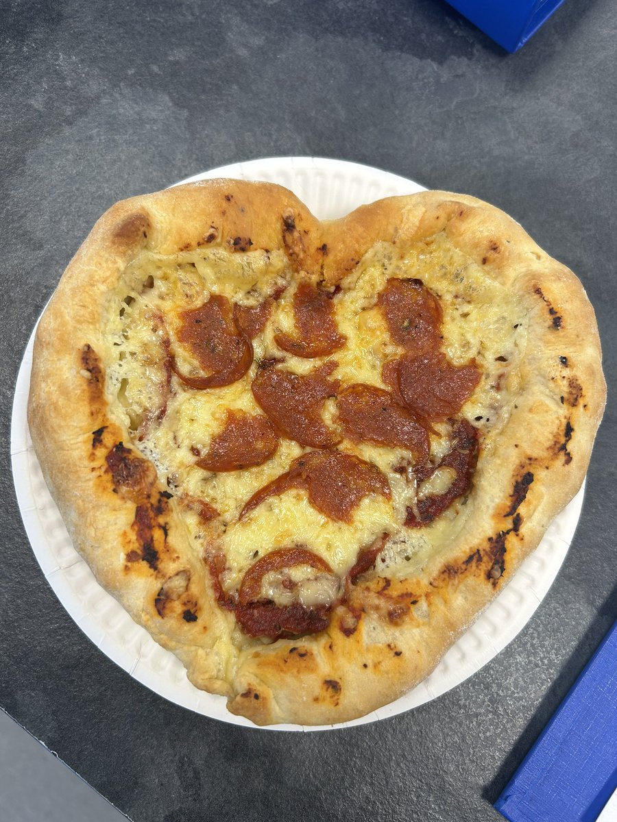 StJohnsHEDept's tweet photo. Design and make pizzas today with PC as a treat after their N5 unit assessment. Shout out to Robbie Gilchrist getting creative with his pizza pinwheels! We all sat down and ate our pizzas together and reflected on our assessments. Well done all😃 #loveofwork https://t.co/bZZRy10Oap