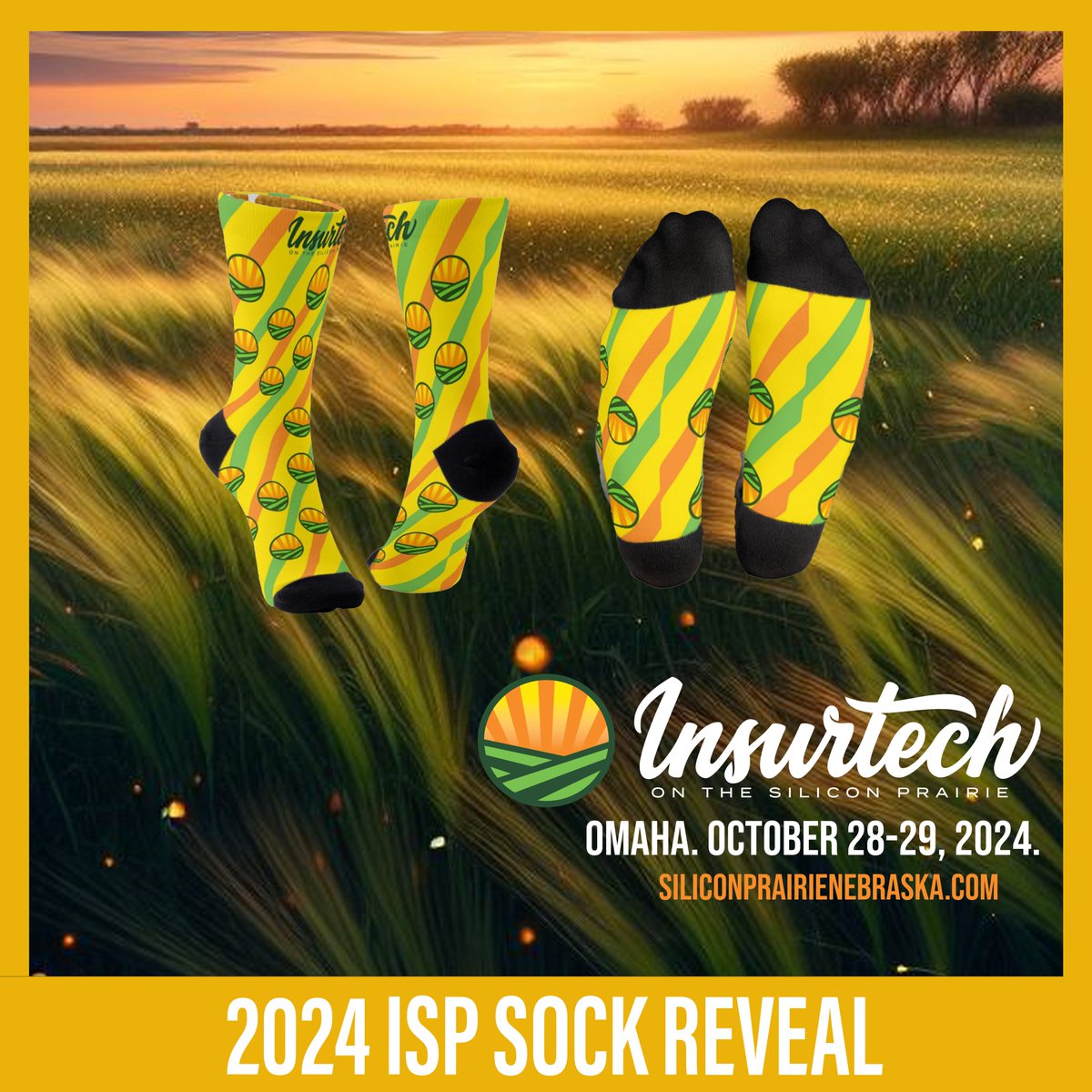 We're stylin' our ISP 2024 socks on the Prairie! Our first 500 conference registrations will receive a pair - so register today at siliconprairienebraska.com
(make sure to provide your mailing address). Be the envy of your colleagues, friends and family! #ISPTradition #Dontmissout