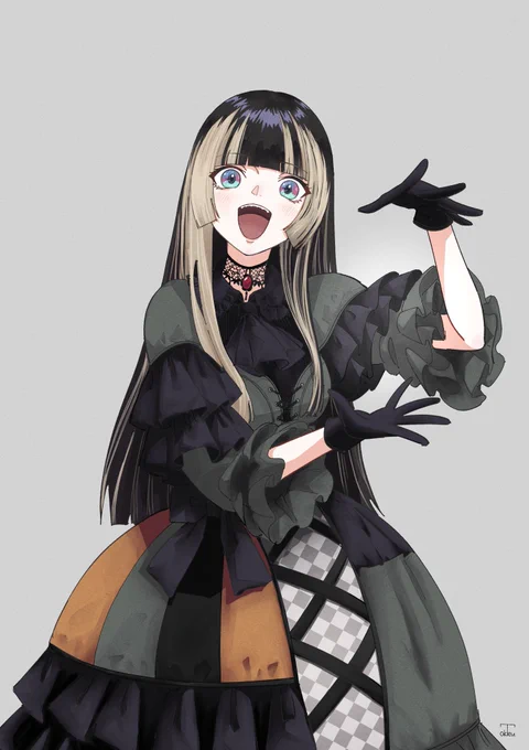 らでんちゃん祝70万人登録#らでん似絵 