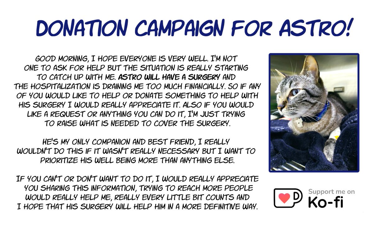 Aweirdlatina's tweet photo. I really didn't think it would get to this point but I really need to help him. 

So if any of you want a drawing or something as a request, you can do it. I don't know, I'm just trying to get the money I need from everywhere. https://t.co/OcRHyRvWd4