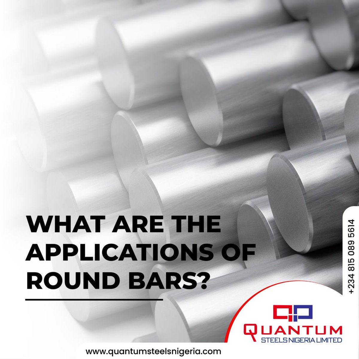QuantumSteels's tweet image. Round bars are versatile cylindrical metal rods used across various industries. In manufacturing, they are essential for creating components like car axles and gears. 

Read more by clicking this link: quantumsteelsnigeria.com/blog/what-are-…

#RoundBars #MetalIndustry #Manufacturing