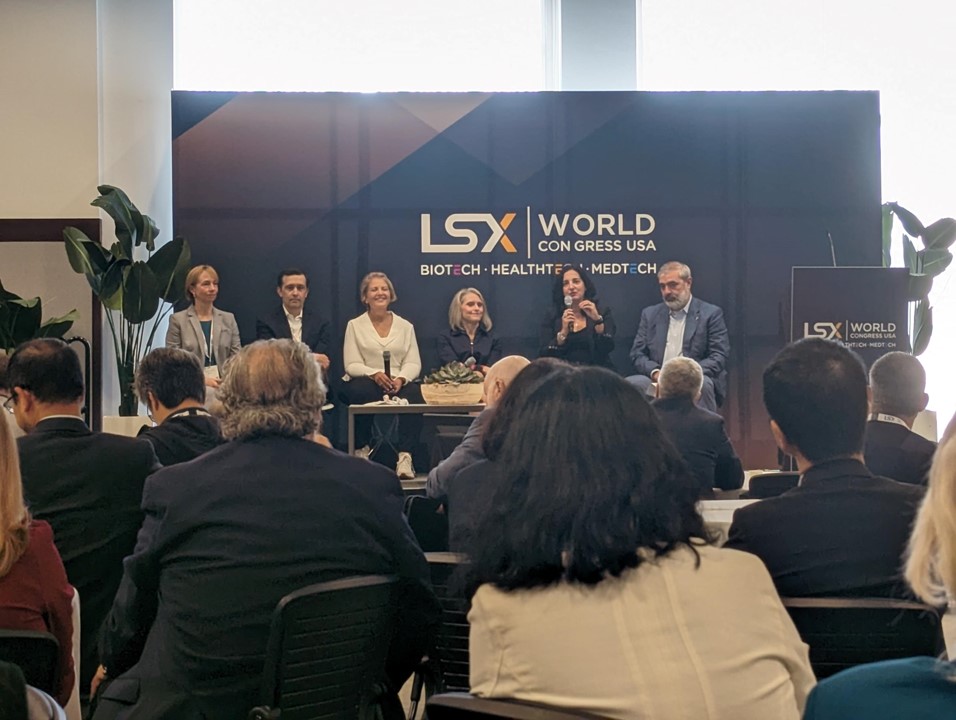 JNJInnovation's tweet photo. As the industry landscape continues to evolve, Michal Preminger joined a keynote panel at #LSXUSA to share her perspectives in deal negotiation and effective strategies in a rapidly changing market. #LSXCongress https://t.co/lo5Uu5BmBg