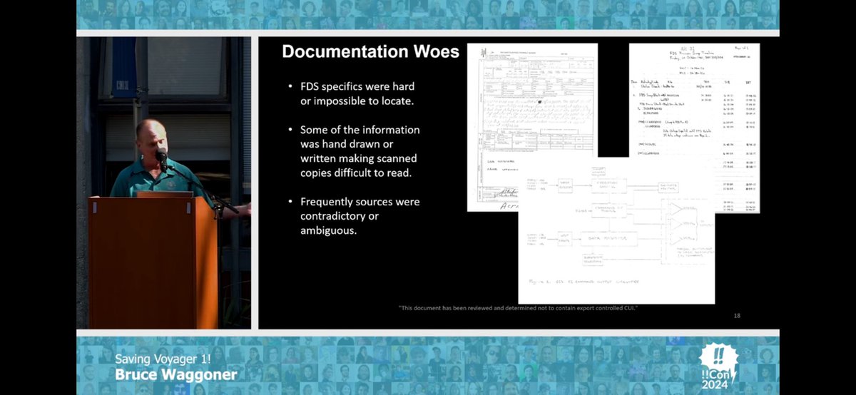 The individual !!Con talks are now on YouTube. Here’s the Voyager recovery talk again, I watched it a second time. A tale of ingenuity and some crazy luck too: at some point the defective computer sent down a full memory dump! youtu.be/dF_9YcehCZo?si…