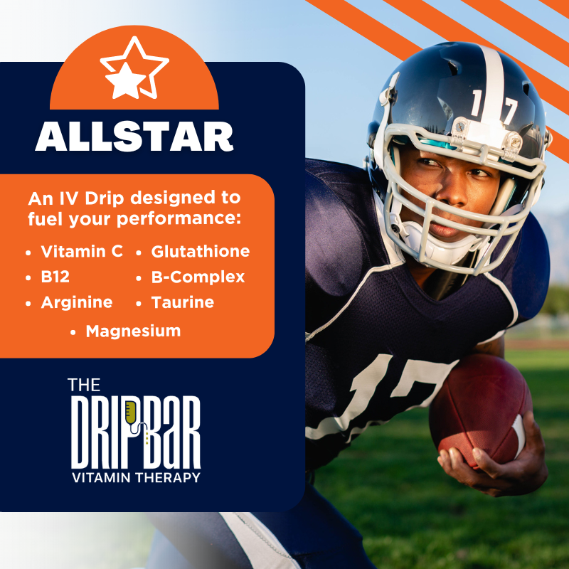 DripBarAtlanta's tweet photo. The All ⭐️ Star IV Drip is designed with the athlete in mind. Contact us to learn more. (Our products are not intended to diagnose, treat, cure, or prevent any disease. Please see FDA Disclaimer on our website.) ##TheDRIPBaRAtlanta #Atlanta https://t.co/uetAZNuEEg