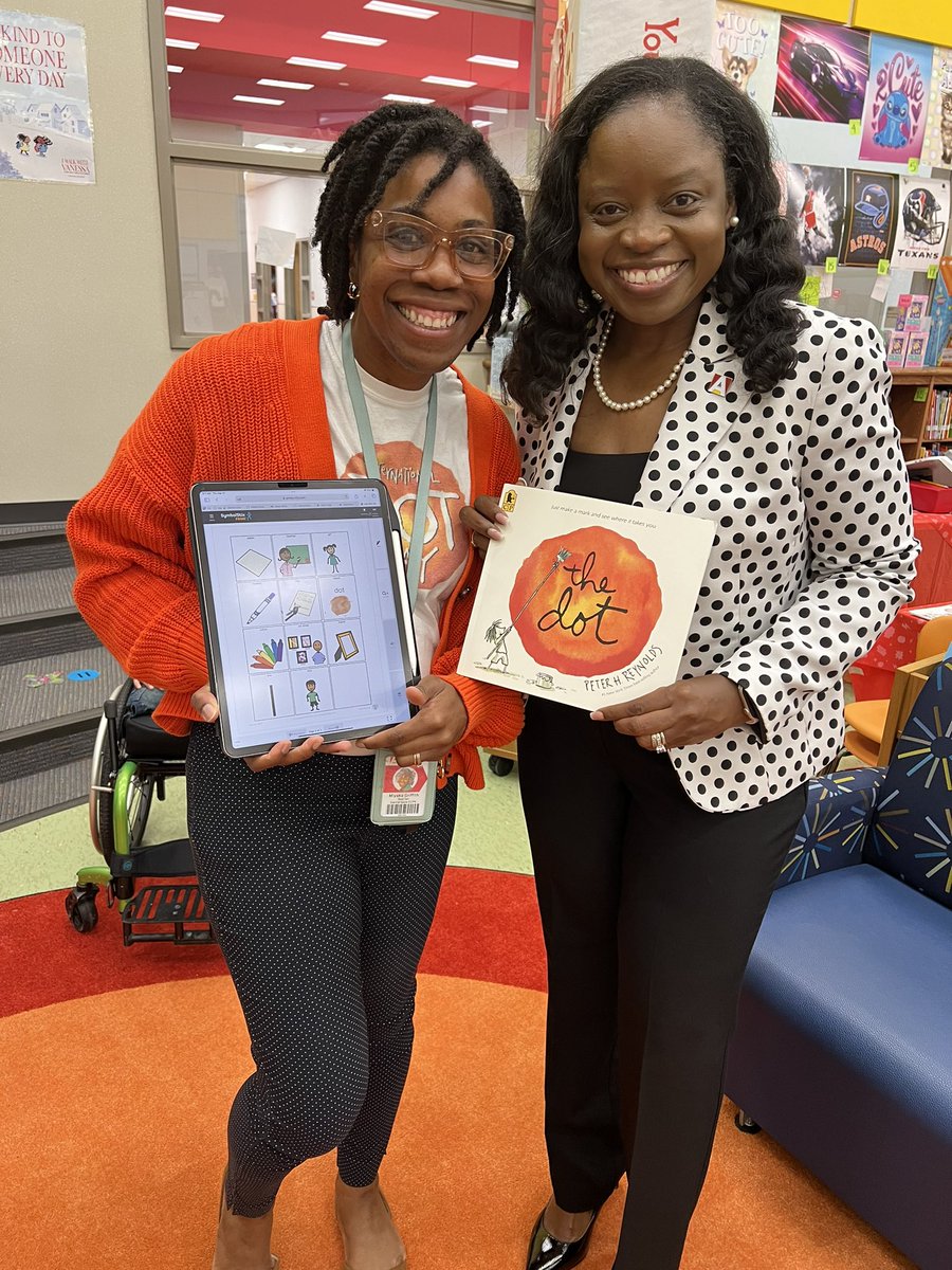 Loved listening to <a href="/drgoffney/">Dr. LaTonya M. Goffney</a> this morning read to students <a href="/Griggs_AISD/">Griggs School</a>. Can’t wait to do the same thing with some kiddo! <a href="/aldinesped/">Aldine ISD SPED</a> <a href="/Primary_AISD/">Aldine ISD Early Learning</a> <a href="/karaleecooper/">Kara Cooper</a>