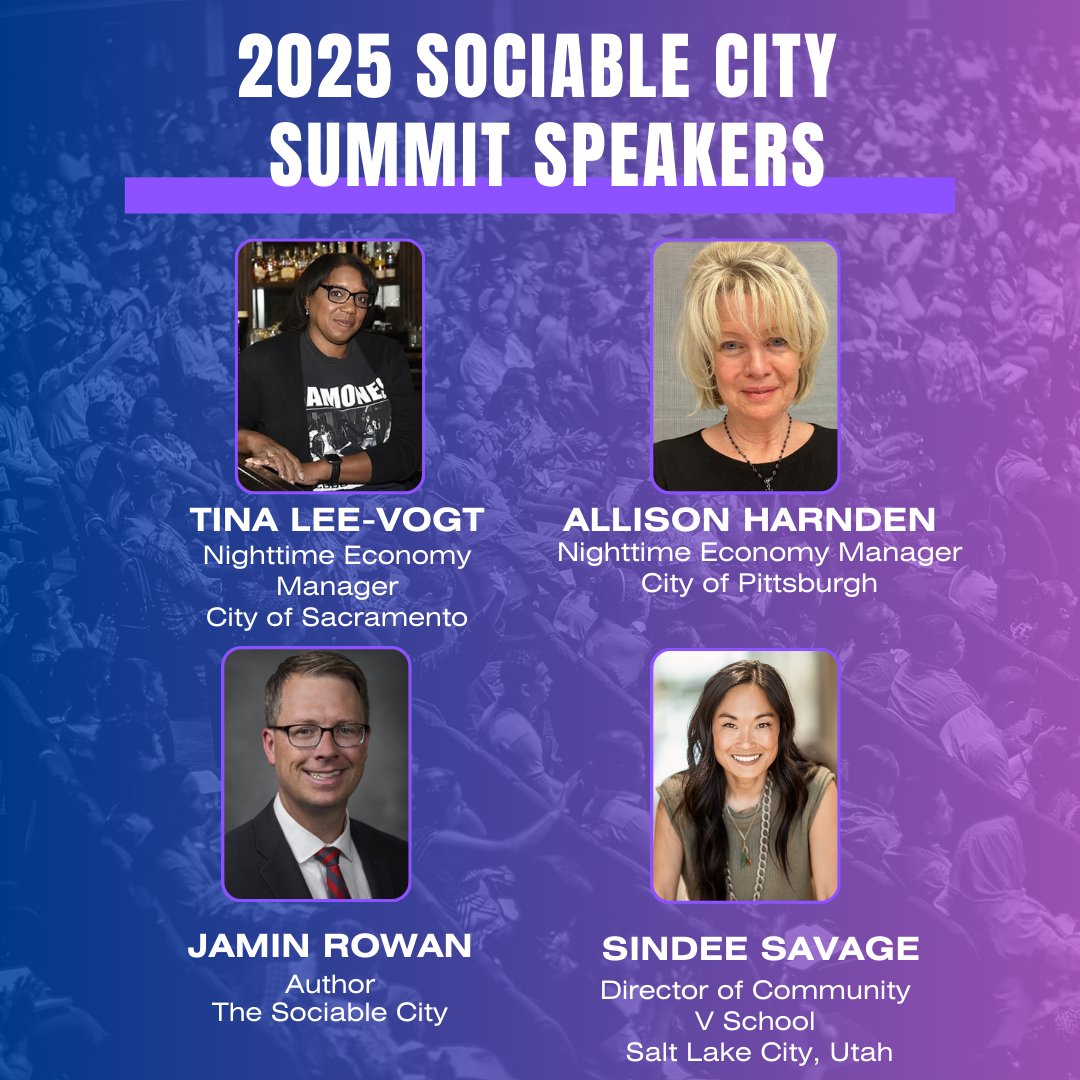 Exciting news! More featured speakers have been announced for the 2025 Sociable City Summit, taking place from May 7-9 in Sacramento. Tina Lee-Vogt,  <a href="/AllisonHarnden/">Allison Harnden</a>, <a href="/TinaLeeVogt/">Tina Lee-Vogt</a>, Jamin Rowan, and @Sindee_Savage  will share their unique perspectives and insights on planning and