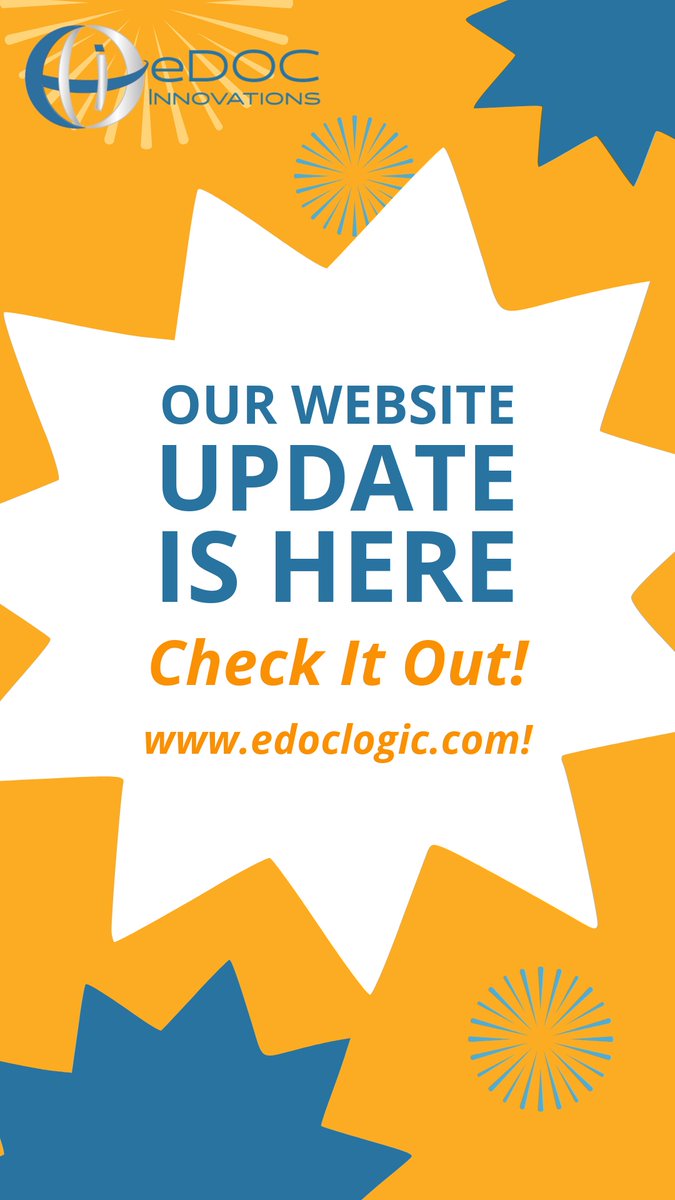 eDOCInnovations's tweet image. Have you heard? Our website update is here! 

From sneak peeks of the latest releases to the latest news from eDOC Innovations, check out our new and improved website at edoclogic.com 

#eDOC #CheckLogic #DigitalTransactions #SignAnywhere #eSignatures #eDOCSignature