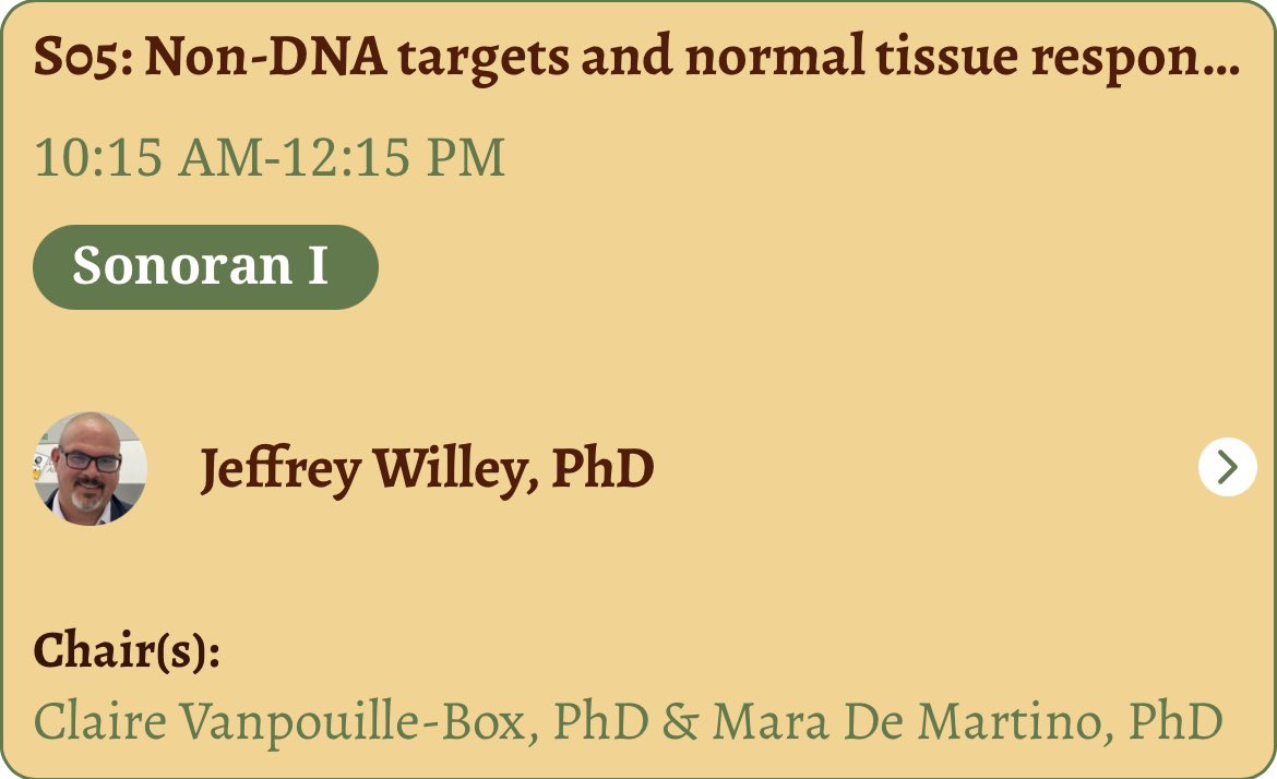 The Willey lab is looking forward to #RadRes2024 which starts in a few days! Make sure to stop by Dr. Willey’s talk during the Non-DNA targets and normal tissue response symposium and graduate student Kaitlyn Reno’s poster presentation.