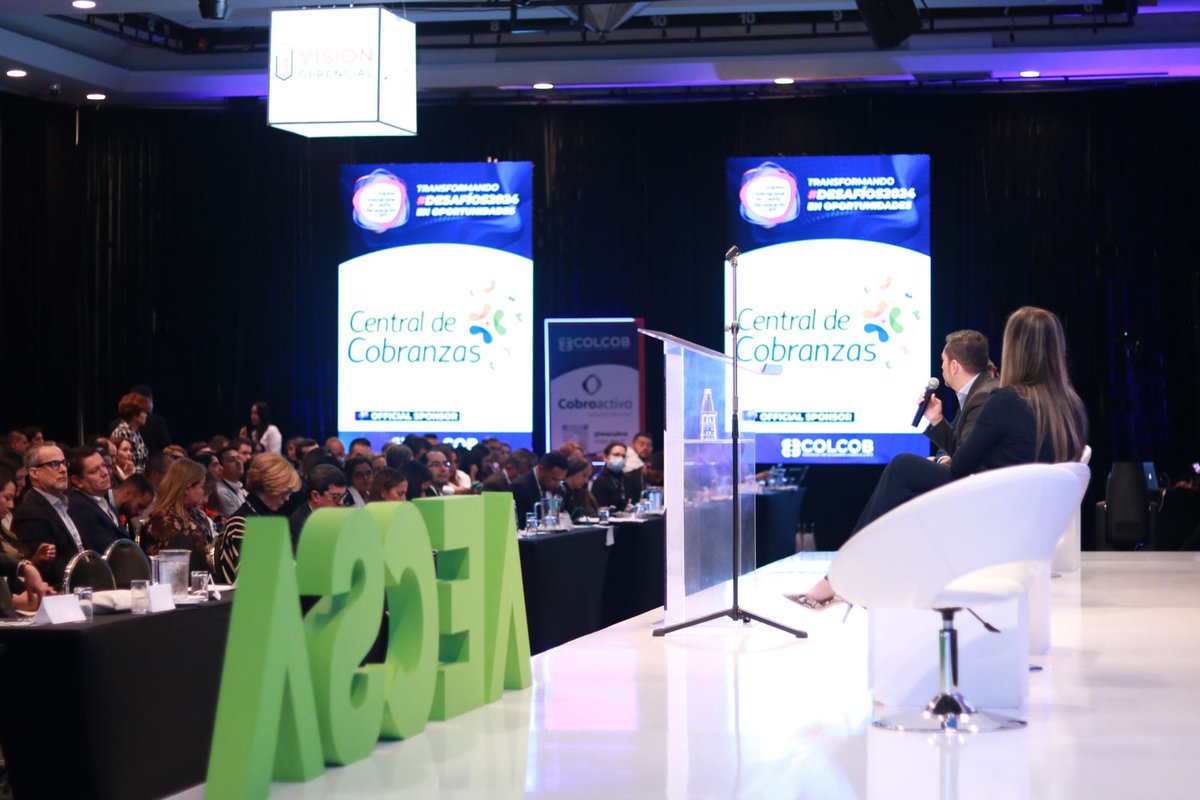 Colcob_Colombia's tweet photo. #CongresoCOLCOB Charla TED: Panel: Oferta de valor del sector de recuperación de cartera, en tiempos,  de desafíos, coyuntura y rentabilidad son dos características que difícilmente van juntas en tiempos de desafío, nos ha enseñado la experiencia en Colombia @Colcob_Colombia https://t.co/Un0Ohu5fAB