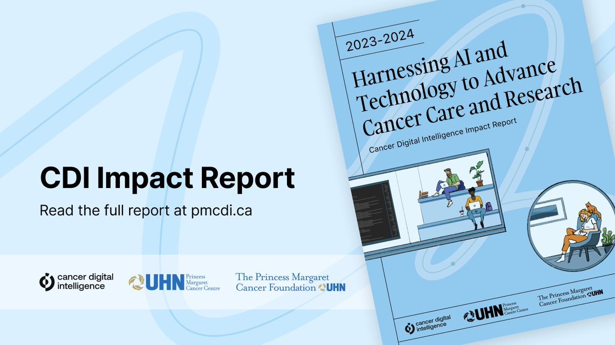 PM_CDI's tweet image. 🎉We're excited to share our 2023-2024 Impact Report!
Explore our latest report to see how we are harnessing #AI & technology to advance #cancer care & research at the @pmcancercentre.
A big thank you to @thePMCF for supporting our work!
👉pmcdi.ca/impact-report/