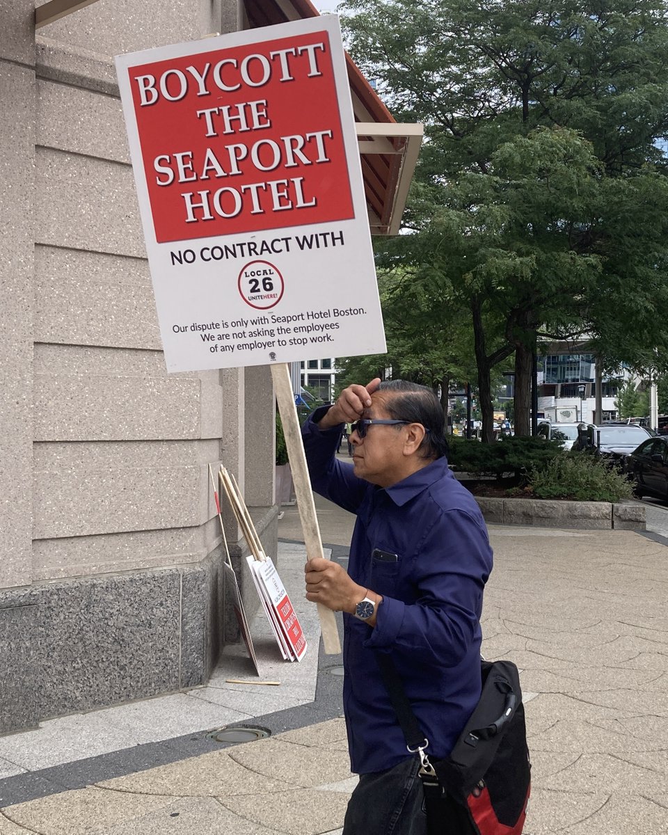 Workers <a href="/seaportboston/">Seaport Boston Hotel</a> have called for a boycott of their own hotel. Will <a href="/MAHPHealth/">Massachusetts Association of Health Plans</a> do the right thing and not hold their 2024 Annual Conference at the hotel? Seaport Hotel workers demand that the hotel accepts the results of the Union election and negotiates a fair contract.