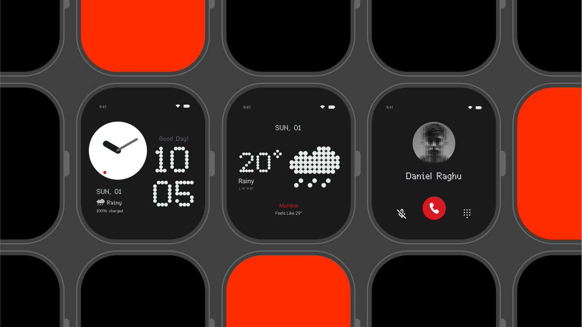 TrishanjitGhosh's tweet photo. Unveiling my UX-focused Nothing CMF Watch OS UI concept! Minimalist, functional, and built for seamless interactions. Home, temp, and call screens designed for effortless use. Thoughts? 💡
@getpeid @nothingindia
@cmfbynothing @nothing #UXDesign #NothingCMF #WearableTech https://t.co/6MCHMb5lAM