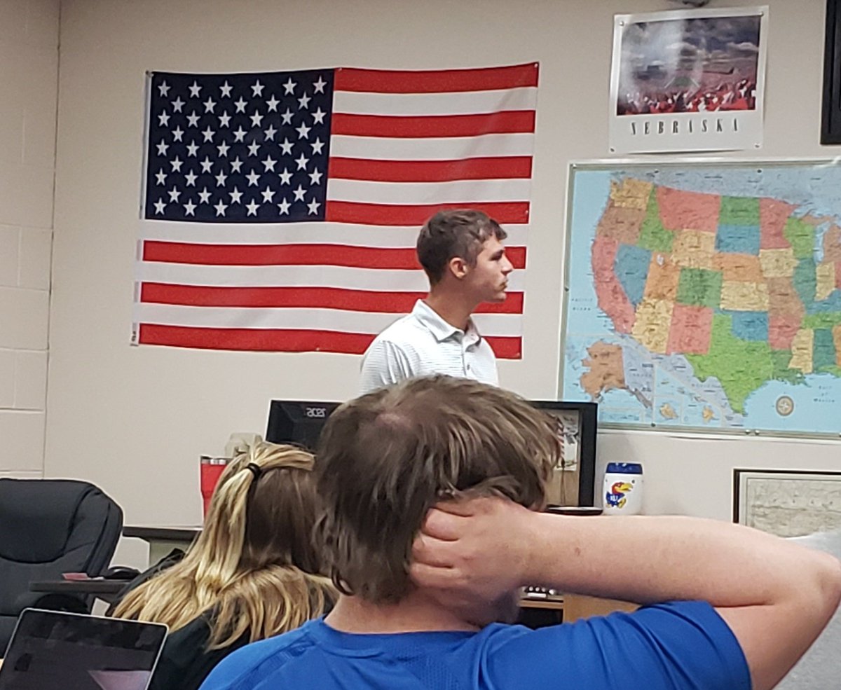 Full circle! Player of the Day at <a href="/epicteamcamps/">Epic Football</a> <a href="/coygideon22/">Coy Gideon</a> a Champion in Football and Wrestling! Now student teaching!  🏆💯🇺🇸