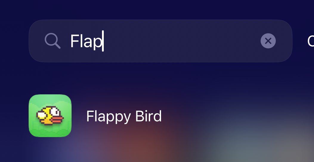 xcroptic's tweet photo. @flappy_bird Real men never deleted it https://t.co/mUi1kgqjdK