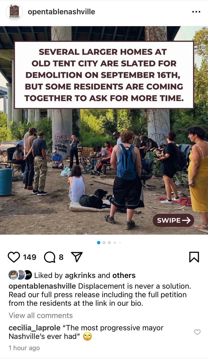 VforVenick's tweet photo. @ThisIsNashville @freddieoconnell @TSUedu @IonShapiro @WPLN @MusicCityPrep Only caught the very end, but I hope the impending demolition of Old Tent City was brought up. I think it’s State land, but hopefully there’s more @freddieoconnell and our city can do to give unhoused residents more time to find other accommodations. https://t.co/0F6F2fBL1g