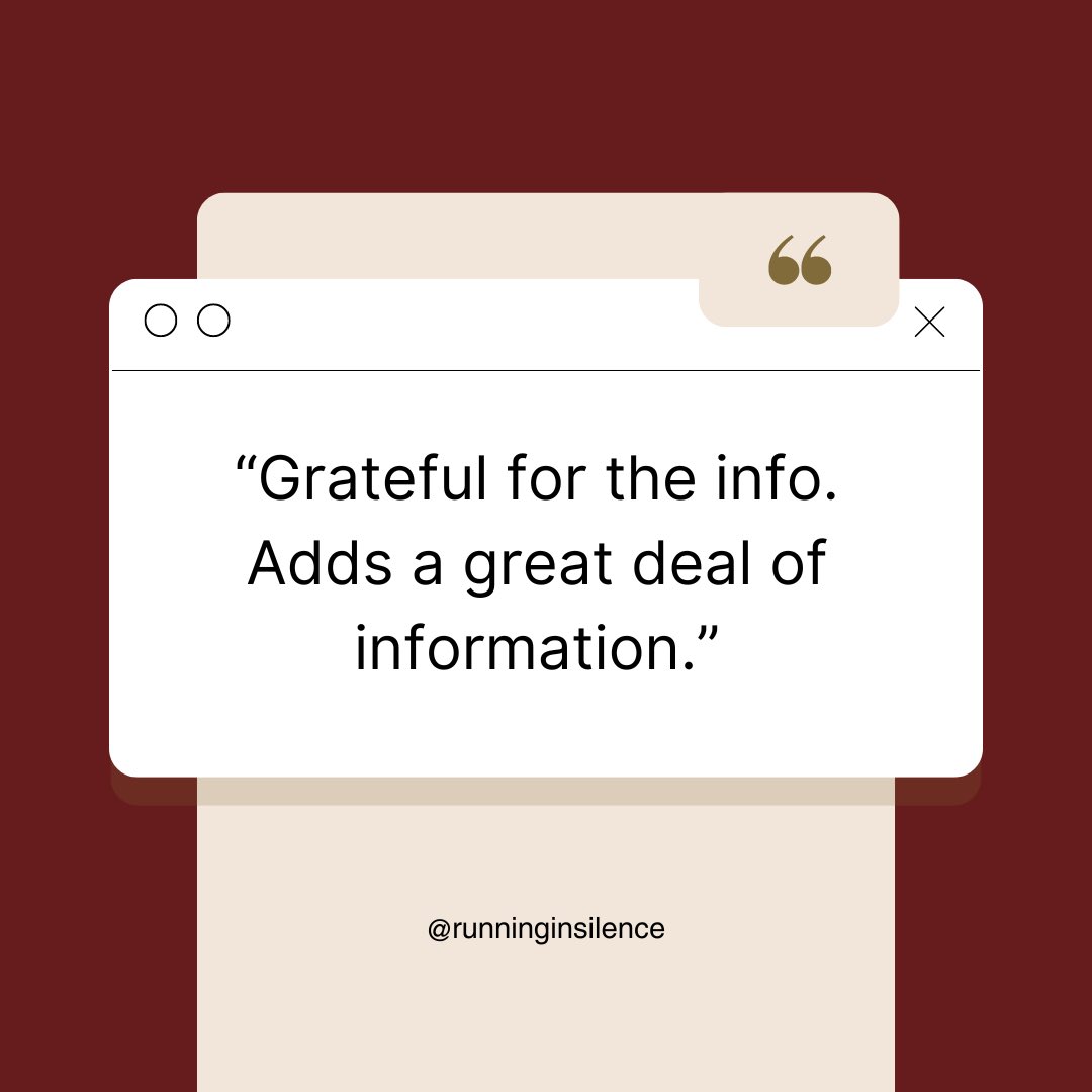 Running in Silence tweet media