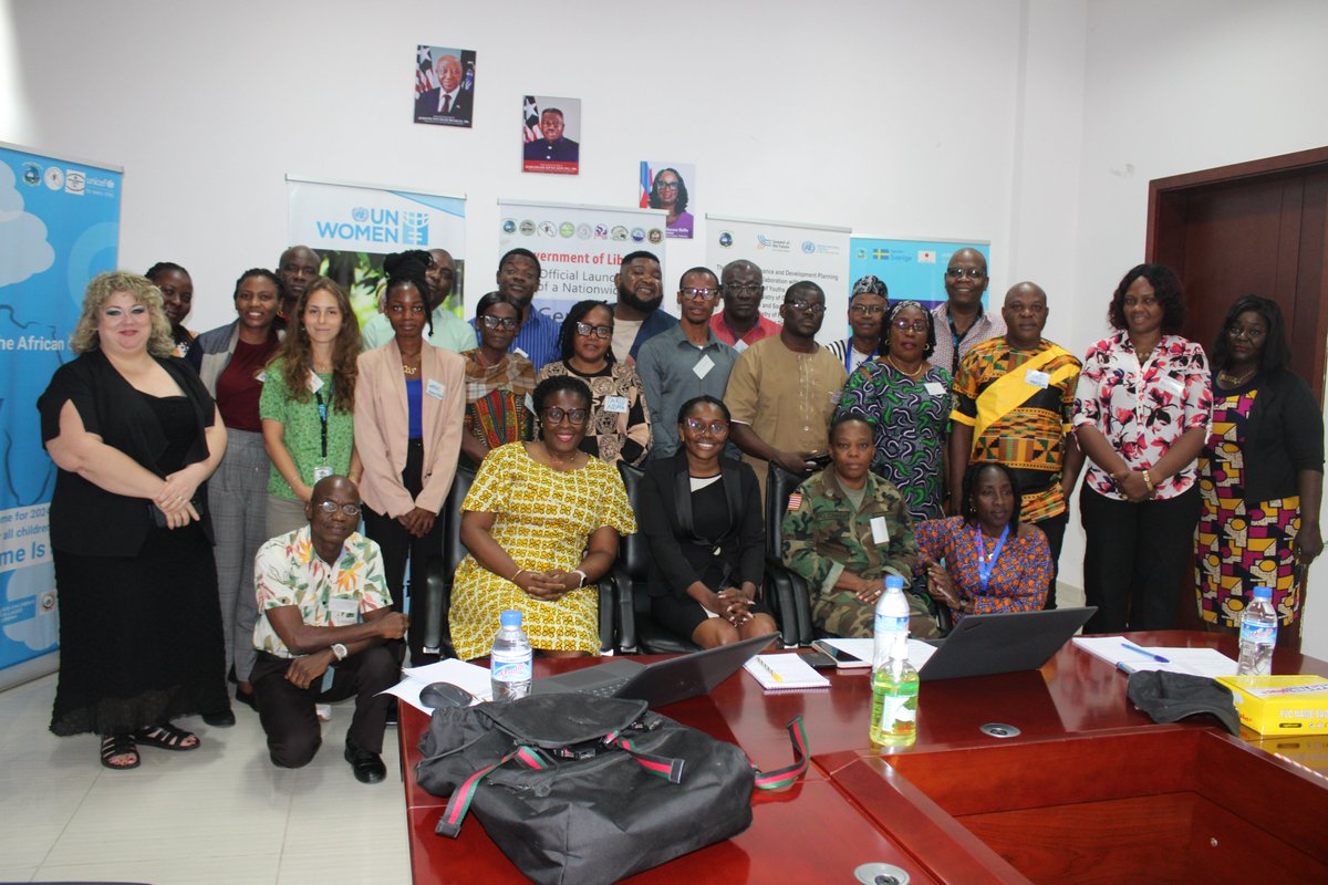unwomenliberia's tweet photo. A 2-day multi-sectoral technical wkshop on the final writing &amp; validation of #Liberia's Ctry Report on the Beijing+30 began 2day at @MOGCSP_Liberia.The Report focuses on Liberia’s achievements &amp; gaps in critical dev areas on women’s empowerment &amp; equality. https://t.co/E4MgyALHMx https://t.co/kXry1EoEhT