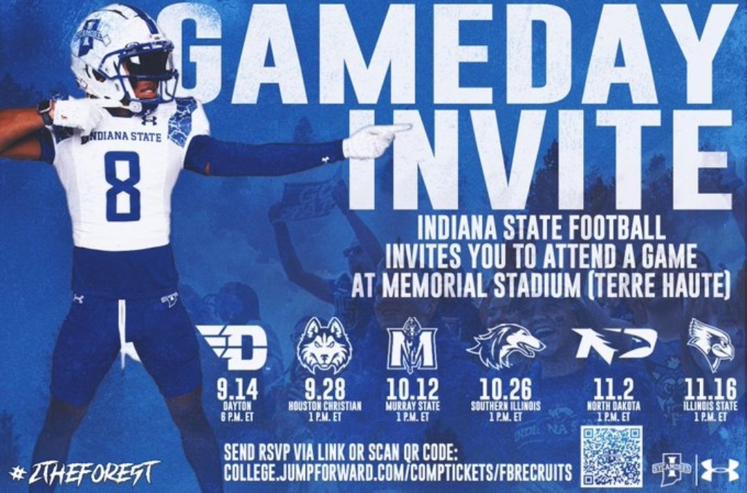 kayden_ruble (@kayden_ruble) on Twitter photo Appreciate the gameday invite <a href="/FBCoachHale/">Logan Hale</a>! Looking forward to coming to a game!
<a href="/IndStFB/">Indiana State Football</a> Appreciate the gameday invite <a href="/FBCoachHale/">Logan Hale</a>! Looking forward to coming to a game!
<a href="/IndStFB/">Indiana State Football</a>