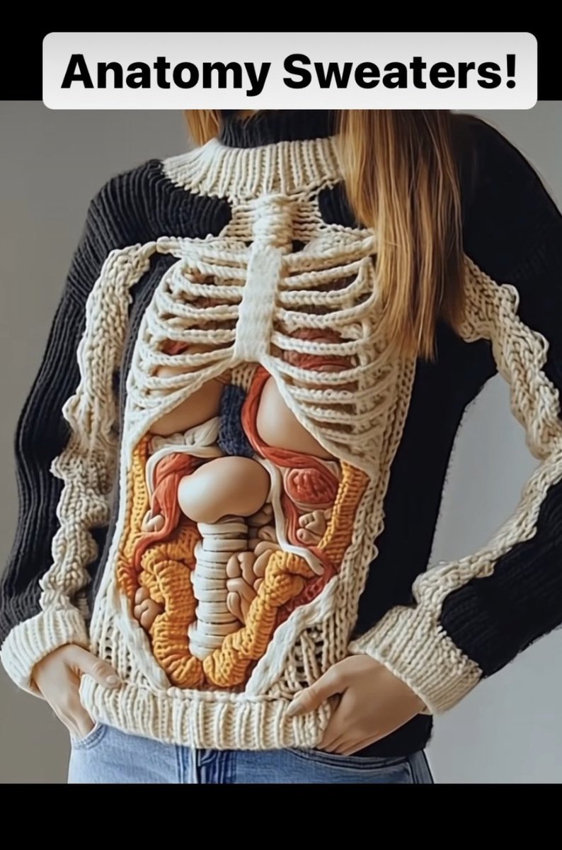 I’m not a doctor, but I do own an anatomy sweater….