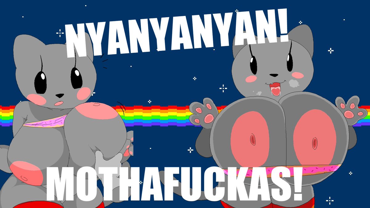 NYANYANYANMF's tweet photo. “NYAN NYANYAN~! NYAN NYAN?!”

Nyan cat! The beloved space kitty, once a beloved meme cat, now a depraved slut who’ll take any cock just for money~

FULLY LIMITLESS, DMS OPEN (somewhat selective) https://t.co/VWr0oEh9ou