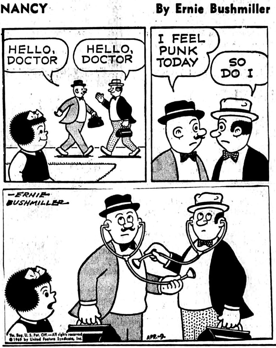 The Best Of Nancy By Ernie Bushmiller April 9,1969