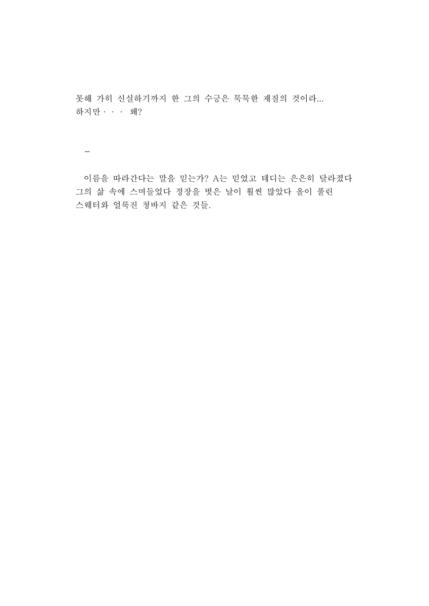 테디 베어와 그림자 테디