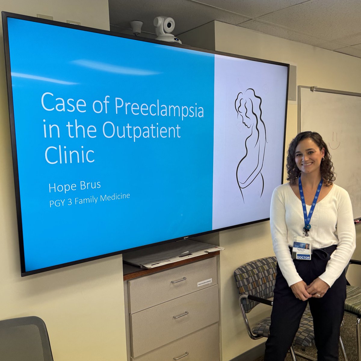 PGY3 Dr. Hope Brus is completing our High-Volume OB Track &amp; presented a great review of hypertensive disorders in pregnancy today!

She based her presentation on a case she encountered during one of her high-volume OB electives.
#Match2025 #FMRevolution