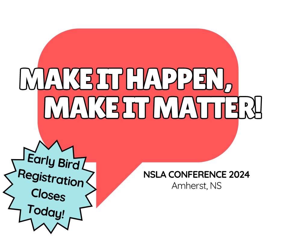 Nova Scotia Library Association tweet media