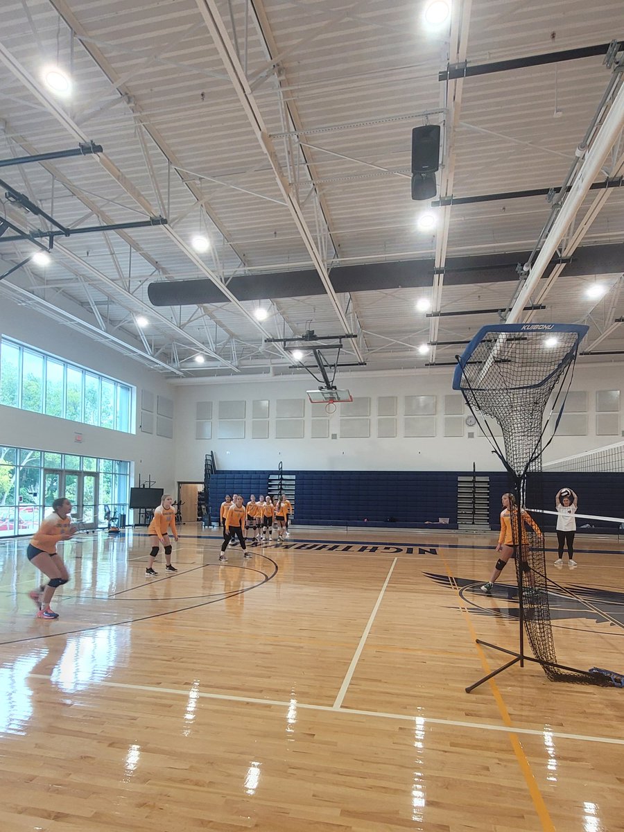 Practice underway with brand new jerseys
<a href="/HARMSAthletics/">Herbert Akins AD</a> 
<a href="/MissCascadden/">Grace Cascadden</a> 
<a href="/BrandBood2015/">Brandon Bood</a>