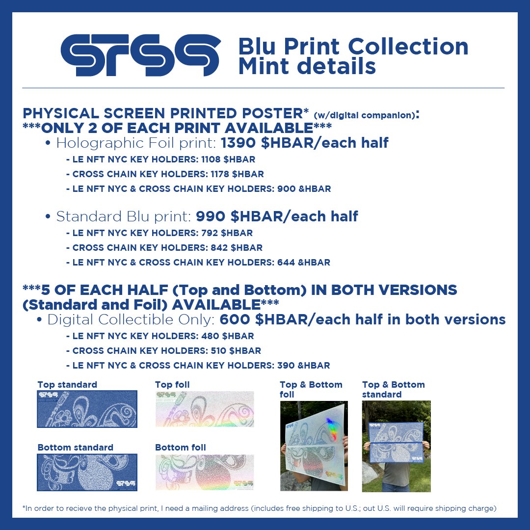 InAMazeNFT's tweet image. 30 minutes till live!!

Here's a breakdown of costs for full price and key holders alike.

Remember, I have a VERY LIMITED quantity available. Head over to altlantis.market starting at 7pm est tonight to grab yours before they're gone!!
#hbarnft #hederanft #posterdrop