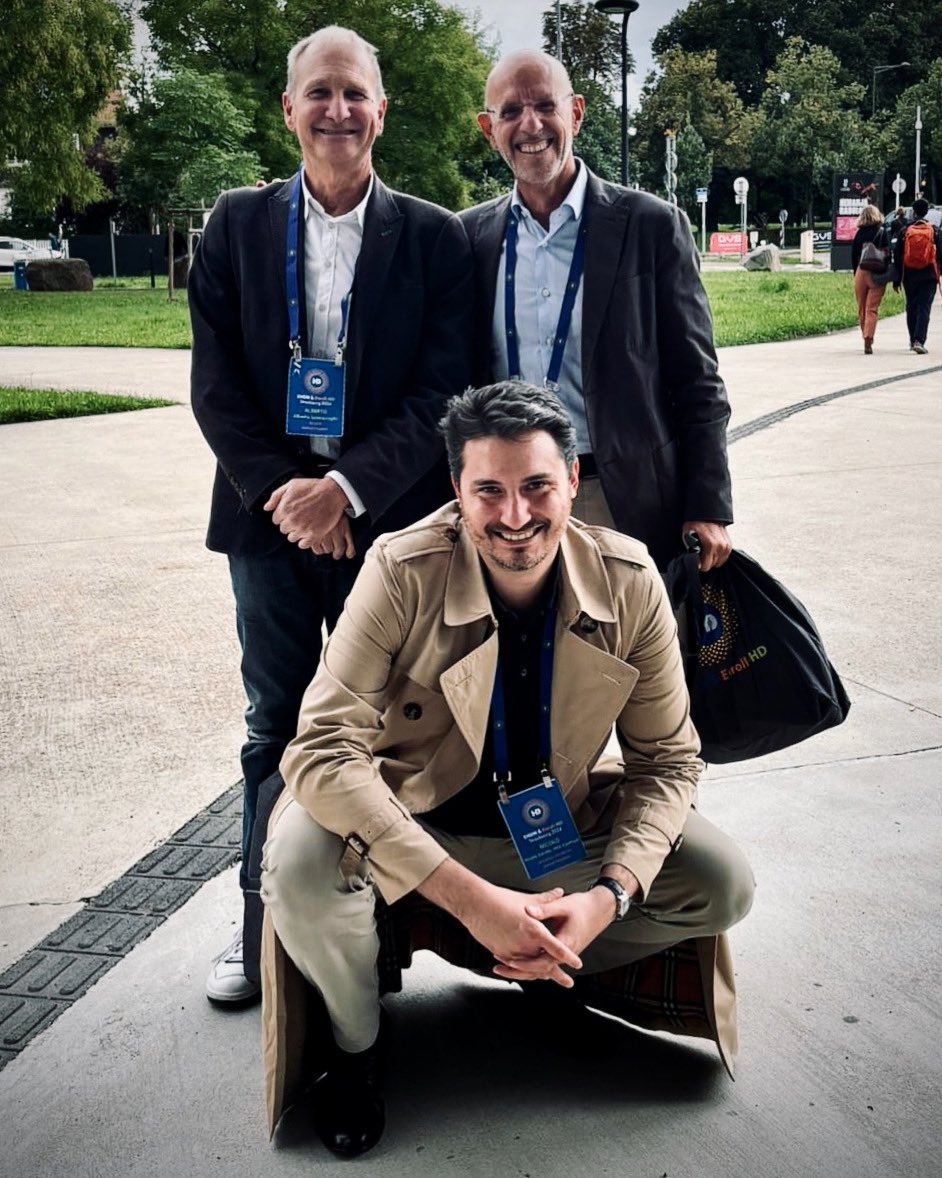 Great to attend #EHDN2024 in Strasbourg with these two amazing guys.

A little less great not to be allowed to stand in the front row for the umpteenth time 😐 #tallpeopleproblems