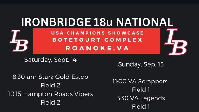 Ready to start the fall season!  Let’s go!!!