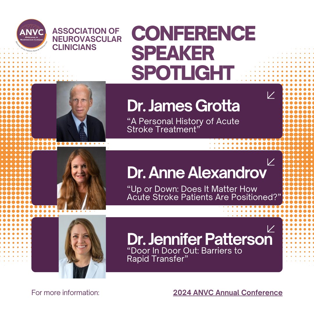 Association of Neurovascular Clinicians (@anvc__) on Twitter photo Did you know our annual #ANVC Conference sells out year after year? Make your plans to be a part of #ANVC24! Register today: anvc.org/i4a/pages/inde…
#stroke #strokecare #becausestrokepatientsdeservenothingless <a href="/ANVC__/">Association of Neurovascular Clinicians</a> Did you know our annual #ANVC Conference sells out year after year? Make your plans to be a part of #ANVC24! Register today: anvc.org/i4a/pages/inde…
#stroke #strokecare #becausestrokepatientsdeservenothingless <a href="/ANVC__/">Association of Neurovascular Clinicians</a>