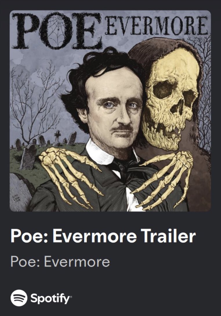 Ryan Samuel Carr (@ryansamuelcarr) on Twitter photo The first trailer is here! Check out <a href="/Poe_Evermore/">Poe: Evermore</a> on Spotify, Apple, Amazon or wherever you listen to podcasts!
From <a href="/BDisgusting/">Bloody Disgusting</a> and <a href="/BloodyFM/">Bloody FM</a> The first trailer is here! Check out <a href="/Poe_Evermore/">Poe: Evermore</a> on Spotify, Apple, Amazon or wherever you listen to podcasts!
From <a href="/BDisgusting/">Bloody Disgusting</a> and <a href="/BloodyFM/">Bloody FM</a>