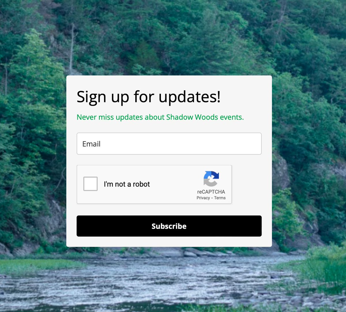 Keep in the loop! Never miss an update on upcoming Shadow Woods events.
smpl.is/9lval
